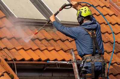 Démoussage et hydrofuge de toiture à Château-Larcher